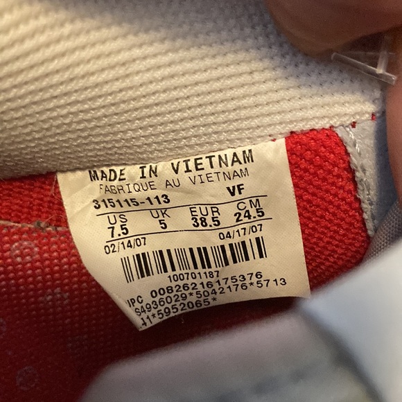 Nike AF-1 82 white and purple genuine leather women’s 7.5 ❤️ - Picture 11 of 11